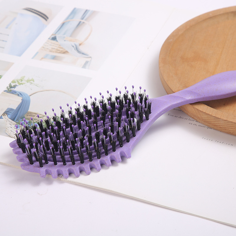 クロスボーダーバウンスカーリースタイリングコーム、ビッグウェーブカーリングコーム、ふわふわハイヘッドヘアコーム、中空リブマッサージコーム|undefined