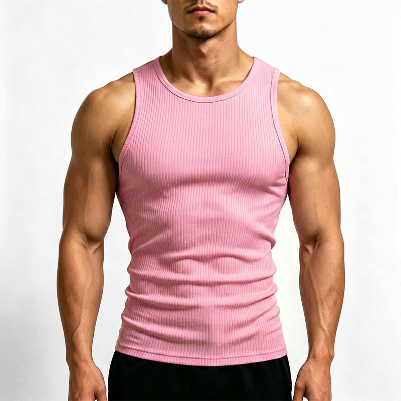 Camiseta sin Mangas Deportiva para Hombre de Poliéster, Secado Rápido, Alta Elasticidad, para Gimnasio image 10