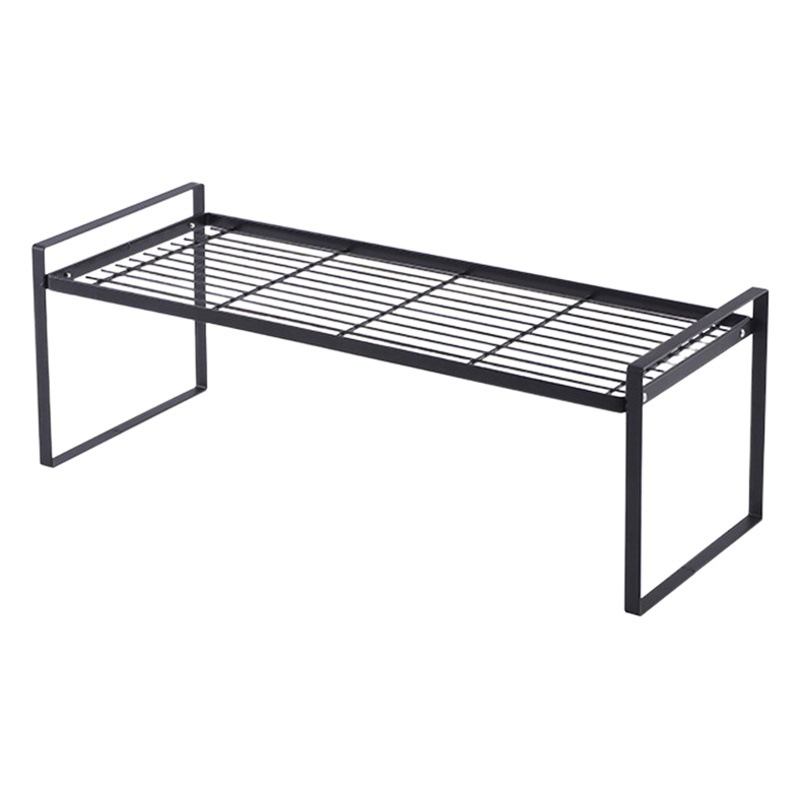 Almacenamiento de cocina estante de almacenamiento en capas de hierro multifuncional estilo japonés mesa apilable gabinete tazón plato condimento estante de almacenamiento