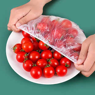Disposable Vegetable Cover, Household Food-Grade Plastic Wrap Cover, Refrigerator Anti-Odor Fresh-Keeping Cover, Dust-Proof Meal Insulation Cover