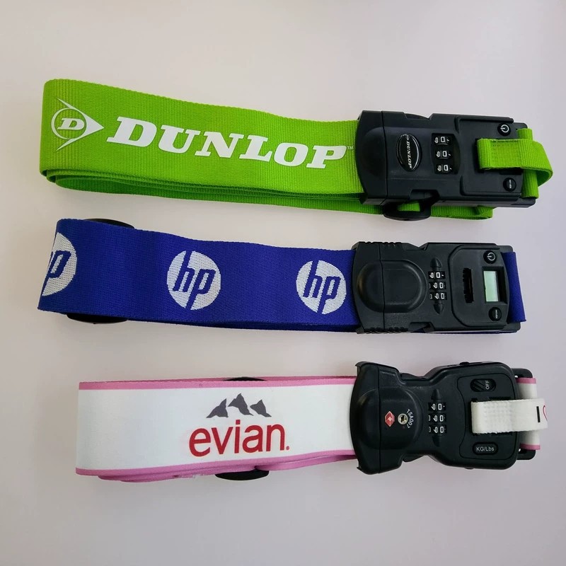 Maleta cinturón de encuadernación viaje de negocios cinturón de embalaje de una palabra Contraseña de TSA Bloqueo de aduanas pesaje envío refuerzo cinturón de encuadernación de equipaje