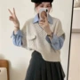 新款秋季v领宽松毛衣