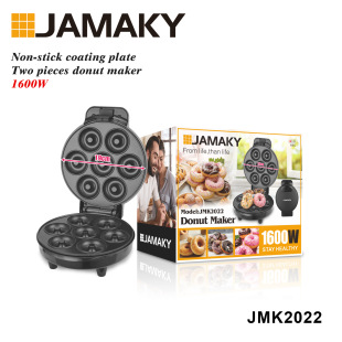 Jamaky Donut Machine Household Double-Sided Heating Donut Mechanical Electric Pancake Pan Mini Light Food Machine