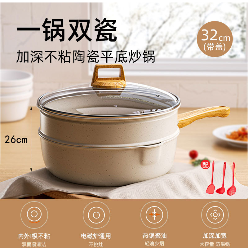 32-Wok con tapa de silicona de tres piezas_2