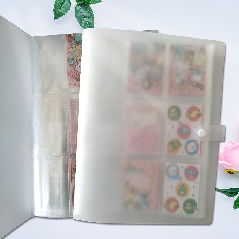 Pp Transparent 3-inch 9-square Polaroid Inserted Photo Album Card Postcard Small Card Storage Commemorative Card Photo