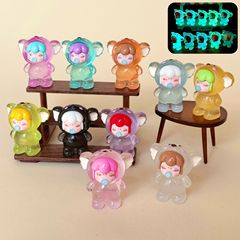 夜光吹泡考拉囡茜 盲袋diy饰品挂件钥匙扣公仔桌面小摆件树脂配件