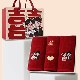 毛巾;情侣婚庆毛巾;礼品广告毛巾