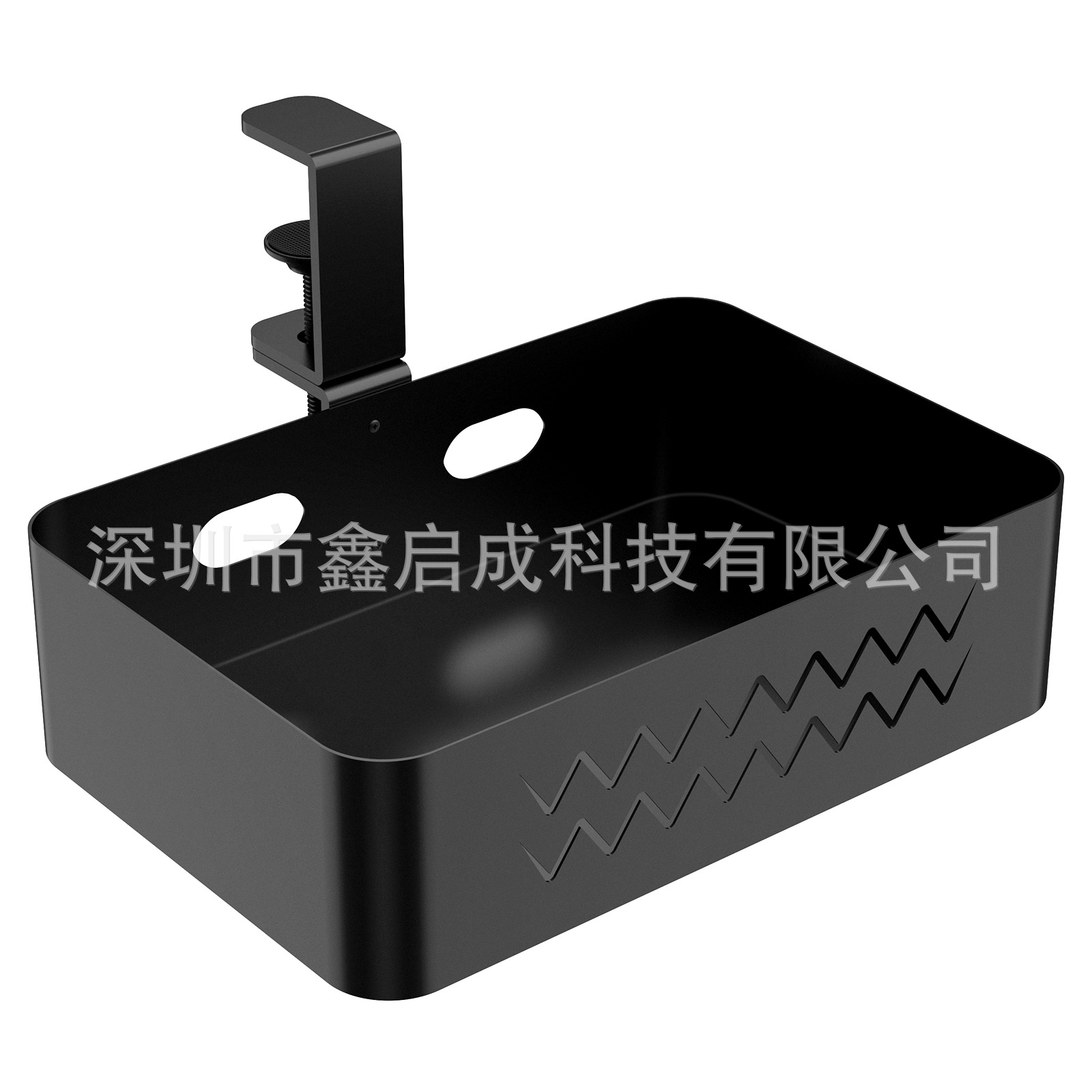 跨境爆款2024隐藏式收纳蓝360度旋转收纳架免打孔金属储物