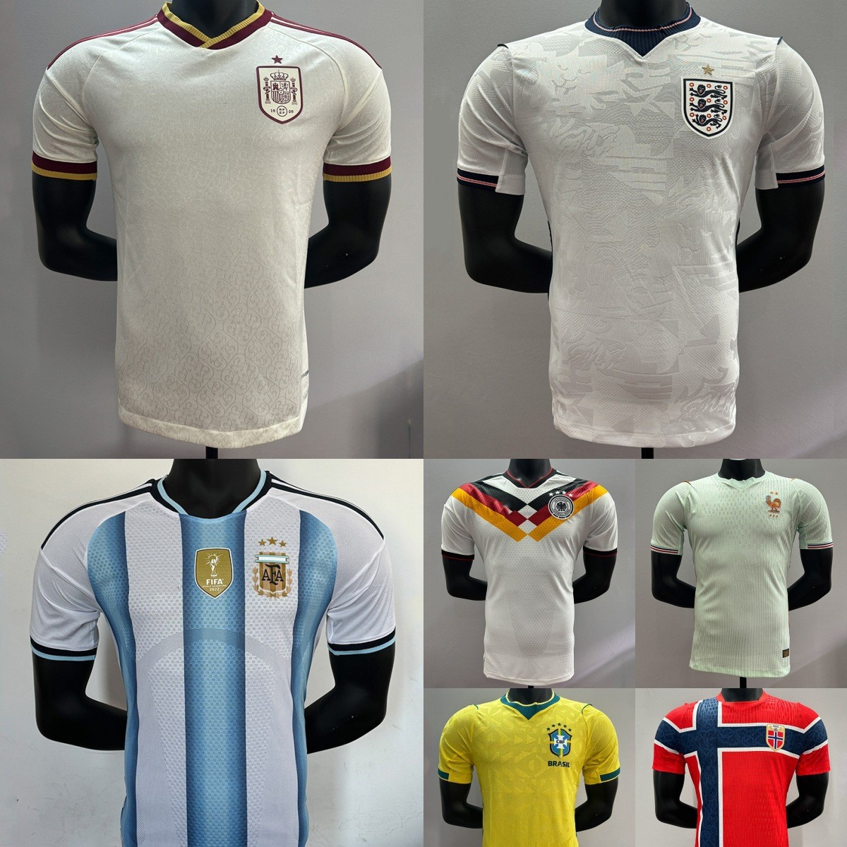2627 camisetas de la Copa del Mundo explotadas transfronterizas España Argentina Inglaterra camisetas de jugadores camisetas de fútbol camisetas de fútbol
