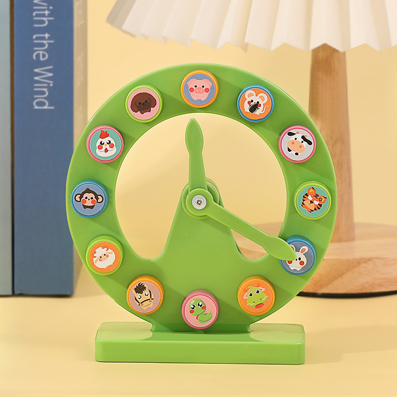 Reloj del zodiaco tiempo de Conciencia de educación temprana juguete animal niños despertador niño bebé educativo reloj de aprendizaje juguete
