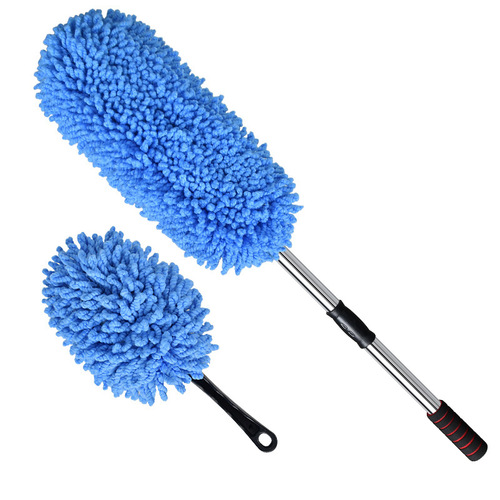Car paint maintenance is easy to clean Nanofiber car dust duster Car multifunctional retractable brush