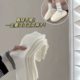 Fashion Women's Seamless Maternity Socks Tiktok Style Student Solid Color Mid-Calf Socks White Socks Slouch Socks Wholesale