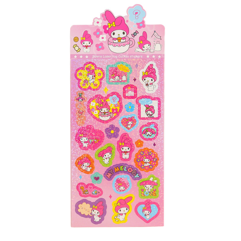 Sanrio Goka stickers creative children's handmade diy hand account stickers cartoon mobile phone stationery stickers wholesale