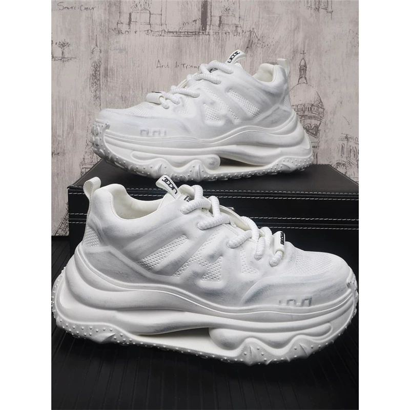 Обувь папы нишевые толстые подошвы увеличены в толстой подошве