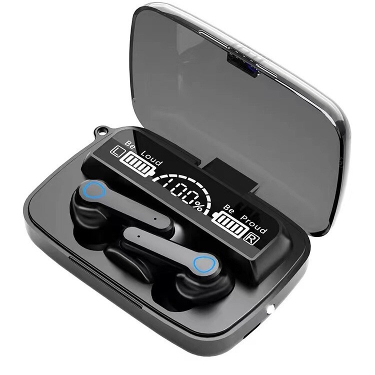 クロスボーダーM19新製品無線bluetoothイヤホンTWSデジタル表示入耳式5.0両耳運動柄付きホットタイプm|undefined