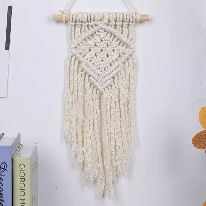 波西米亚手工编织挂毯流苏墙饰民宿装饰北欧ins风挂毯背景墙挂饰