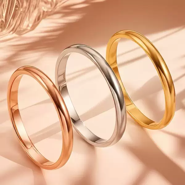 Stainless steel ring female niche cold wind wholesale high sense ins frosted ring ring titanium steel does not fade