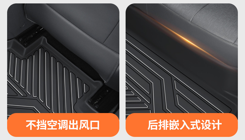 Tpe Door Sill Covers for Mg Mg4, 26 Models, Mg Mg4 Pure Electric Full Surround Car Floor Mats for Modification and Decoration