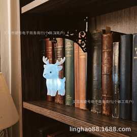 跨境新品 Ghost Bookshelf Lantern  书架装饰品 圣诞款灯笼隔书