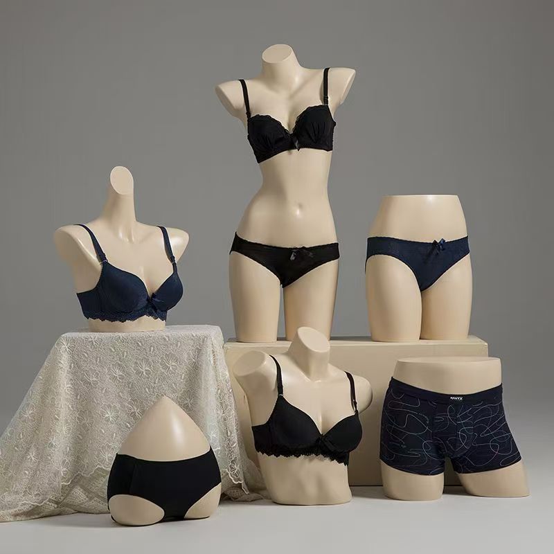 속옷 모델 소품 여성 의류 매장 의류 매장 하프 브래지어 남성 속옷 엉덩이 모델 전신 가짜 인체 디스플레이 스탠드