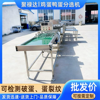 蛋品重量分级机 鸡蛋鸭蛋皮蛋分选机 带光检视觉蛋类分选机