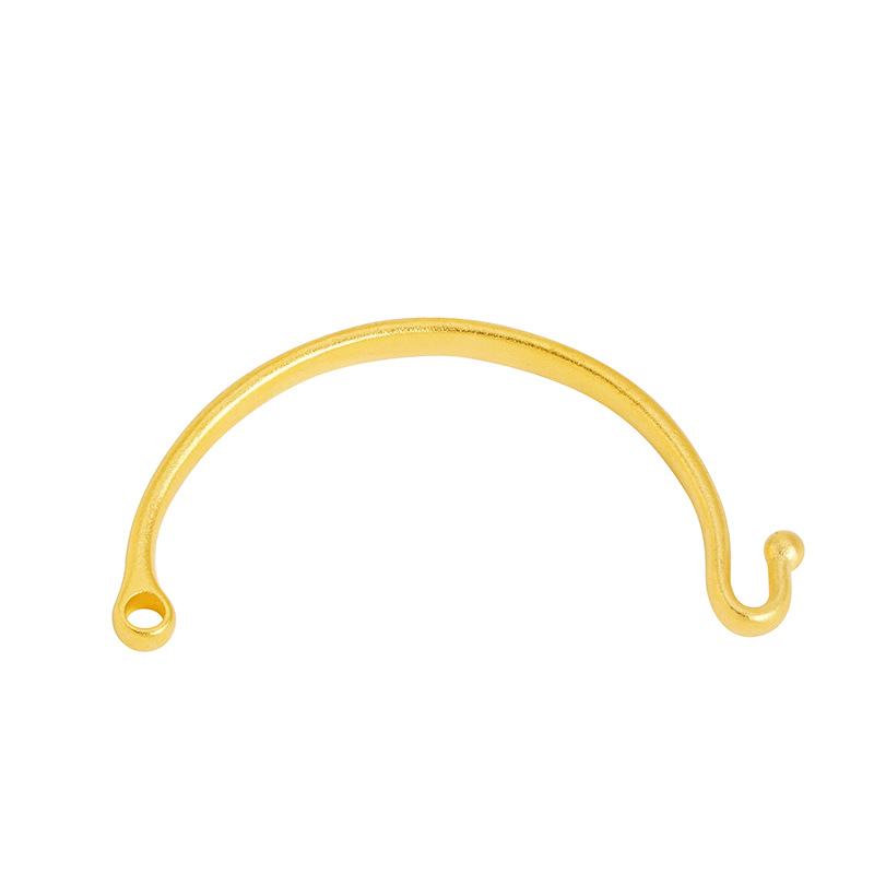 DIY accesorios de la joyería media pulsera accesorios de pulsera nueva pulsera hecha a mano material de cuentas de cobre joyería al por mayor de suministro