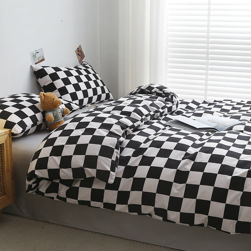 4-Piece Duvet Cover Bedding Set, Multi-Pattern Options, Multiple Sizes (1.2–2.5 m)