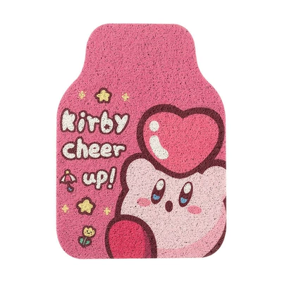 Car Interior – Universal Foot Pad - love-kirby-silk-circle-foot-mat-front-1-piece