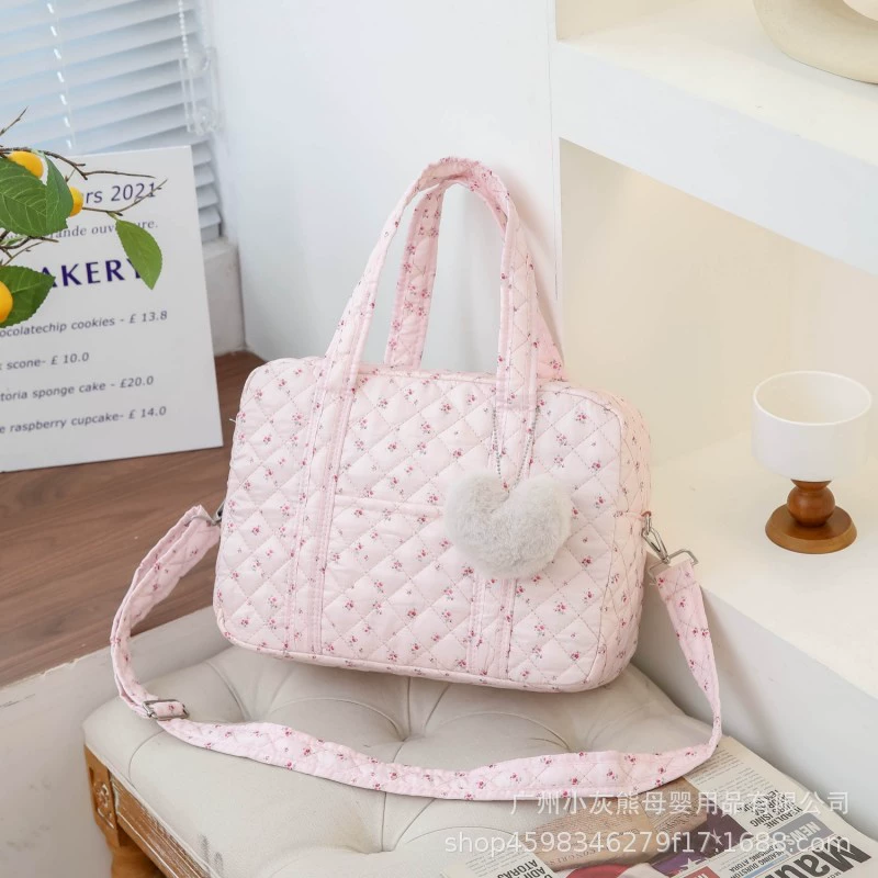 Пятно трансграничные корейские ins стеганые цветы портативная сумка для мамы и ребенка