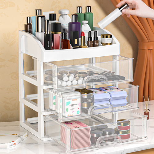 Desktop storage box Cosmetics storage rack Nail tool lipstick box drawer sundries mask rack