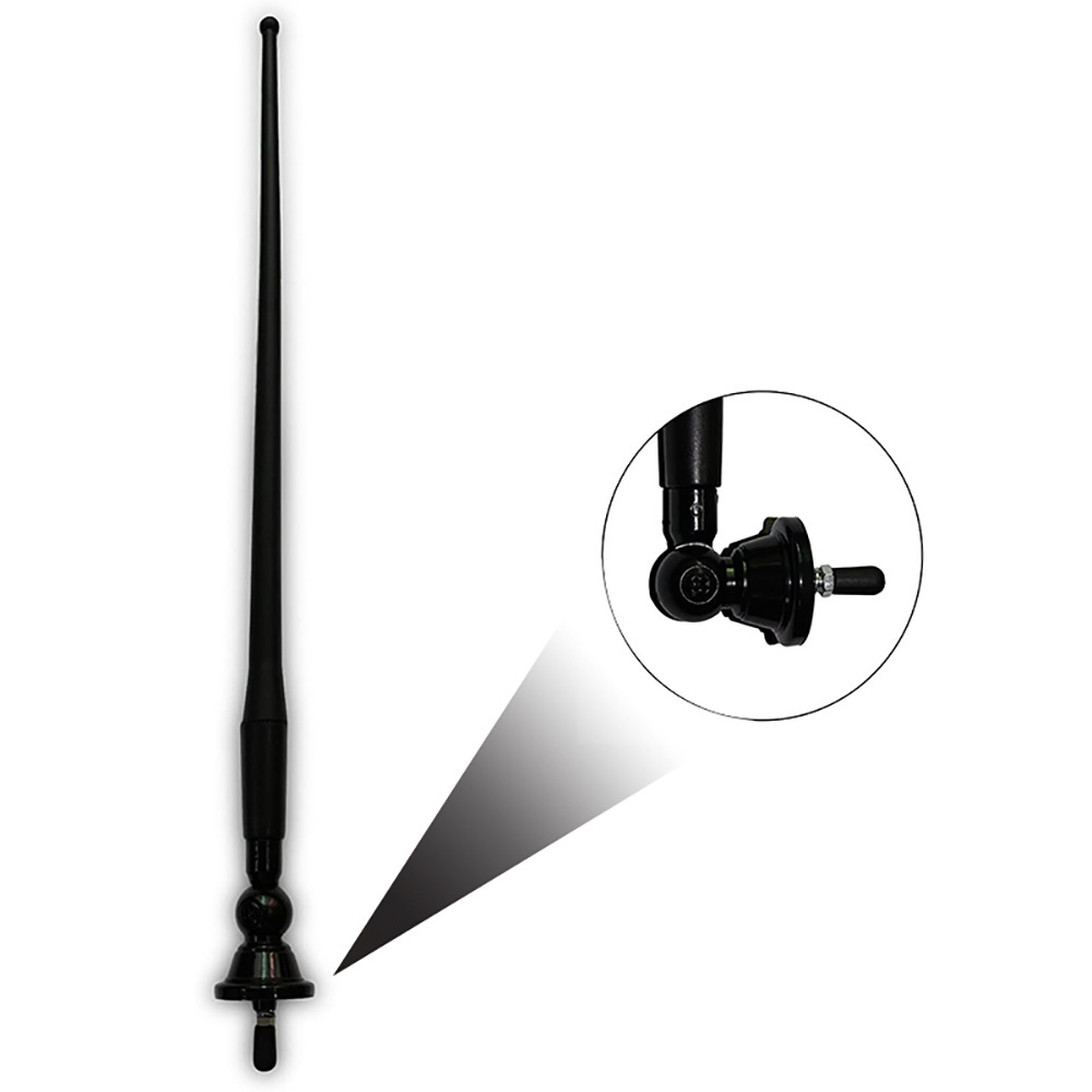 12V Universal Car AM/FM Radio Antenna 1.35m Waterproof Rubber Threaded Antenna with Long Cable