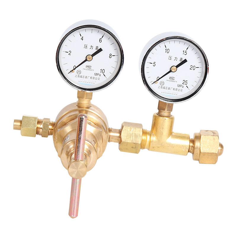 YQD-370 10*25 高压氮气减压器 上海减压器厂 调减压阀压力表