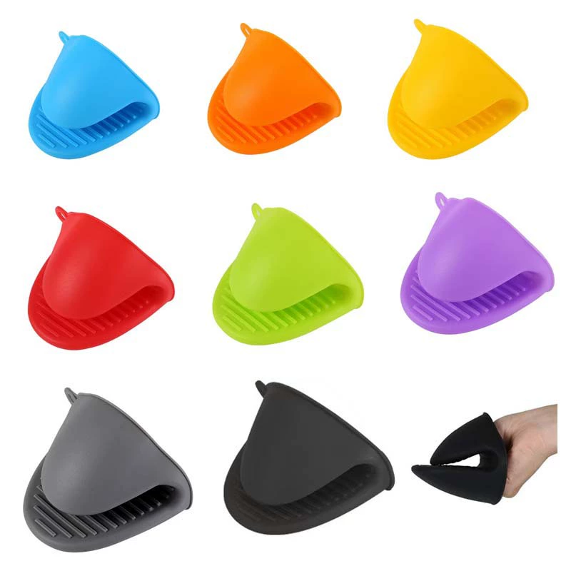 Поставка противоскользящие перчатки для выпечки печи для микроволновой печи теплоизоляционные ручные зажимы для высокотемпературных перчаток противоскользящие силиконовые изоляционные зажимы