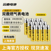 双鹿燃气表电池 煤气表电池天燃气表电池5号水表AA碱性池LR6电池