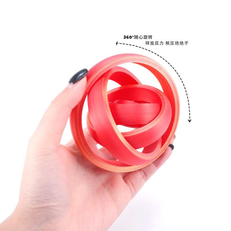 跨境3D打印星际解压盘螺旋多边形指环推推乐玩具摆件立体潮玩摆摊|undefined
