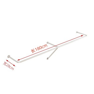 벽으로부터 길이 180cm 두께 28cm