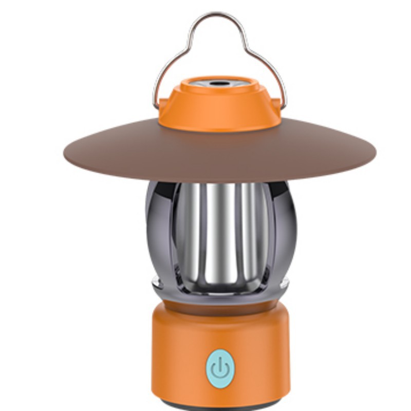 Luz de camping atmósfera multifuncional camping caballo lámpara recargable camping correa de lámpara soporte lámpara de patio doméstica atenuable