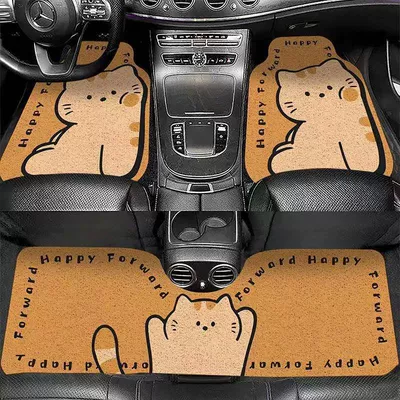 Easy to Clean, Wire Loop Mats That – Avtomobil döşəmə paspasları - happy-kitten-front-row-single-piece-5065cm