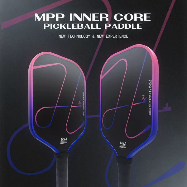 Rough-surfaced Pickleball Paddle PRO4 Hellfire High-end Carbon Fiber Heat-pressed Professional Pickleball Racket