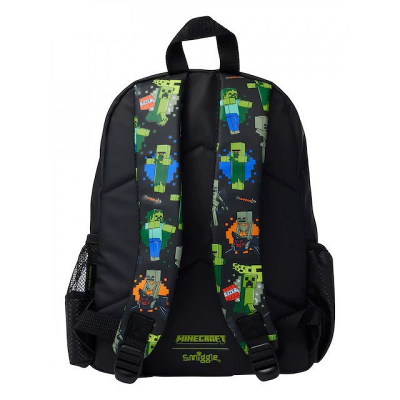 Австралийский сумка-ранец Smiggle для школы, новые начальные и средние классы, ученические сумки Minecraft, рюкзак Minecraft с водой и ланч-боксом