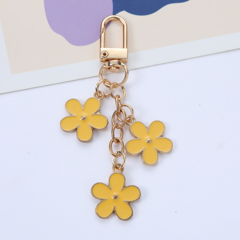 Sweet Flower Alloy Unisex Keychain display picture 8