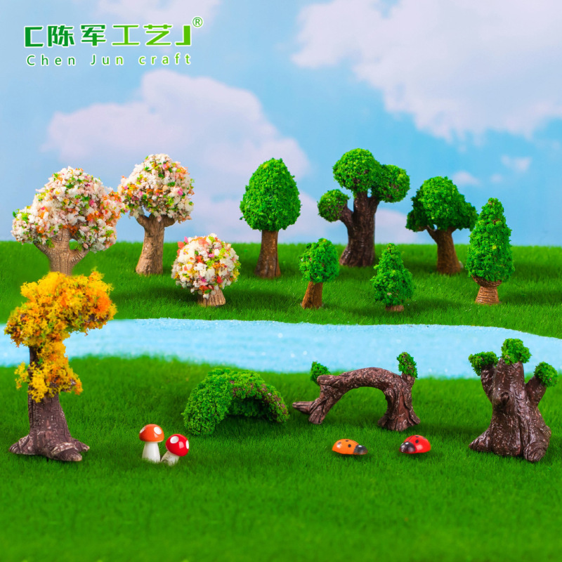 Micro-Landscape Creative Artificial Green Trees, Flowers, Moss DIY Gardening Ecological Bottle Scene Decoration Accessories Small Ornaments Micro-Landscape Creative Artificial Green Trees, Flowers, Moss DIY Gardening Ecological Bottle Scene Decoration Accessories Small Ornaments