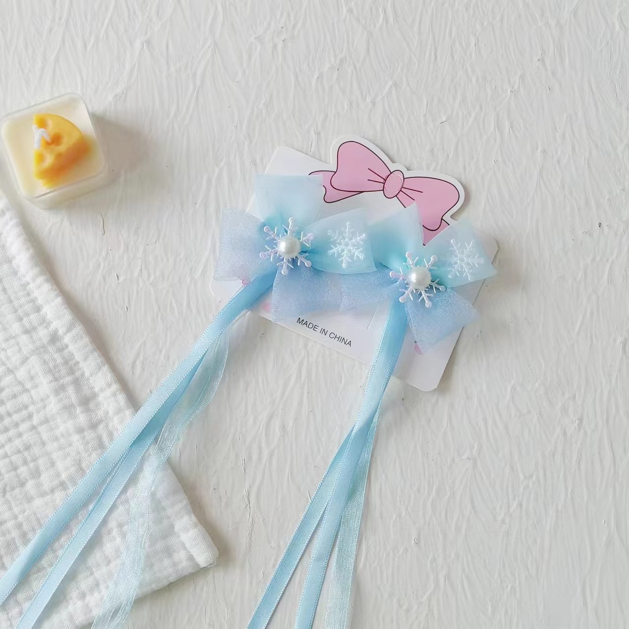 Niños Hanfu tocado tarjeta de pelo de viento chino super inmortal adornamiento de cabello de niñas bordilla clips de pelo bebé dulce contra clips