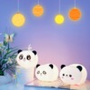 Night Lantern wholesale silicone pattern panda silicone lamp cross -border e -commerce explosion model colorful ya ya Xiaoye light