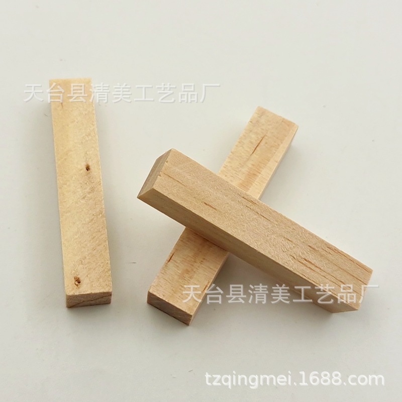 10mm grueso tridimensional madera rectángulo cuadrado madera 5cm/20cm rectángulo palo de madera
