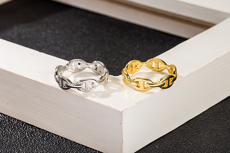 Rings Classification 1 Piece Quantity 1 Piece 925 Sterling Silver Geometric Rings