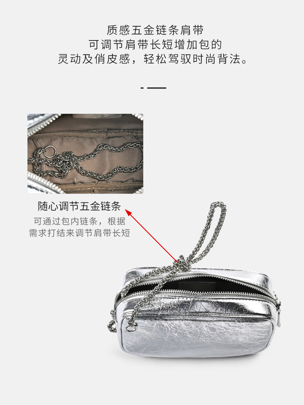 新しいチェーンバッグレディースハイエンドニッチショルダーバッグミニスモールバッグ本革レディースバッグシンプルで多用途なライトラグジュアリークロスボディ|undefined
