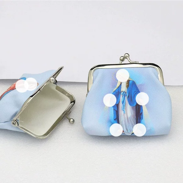 Cross-border wholesale packaging for export: colorful patterned pouches for rosary beads, jewelry packaging, and mini coin purses