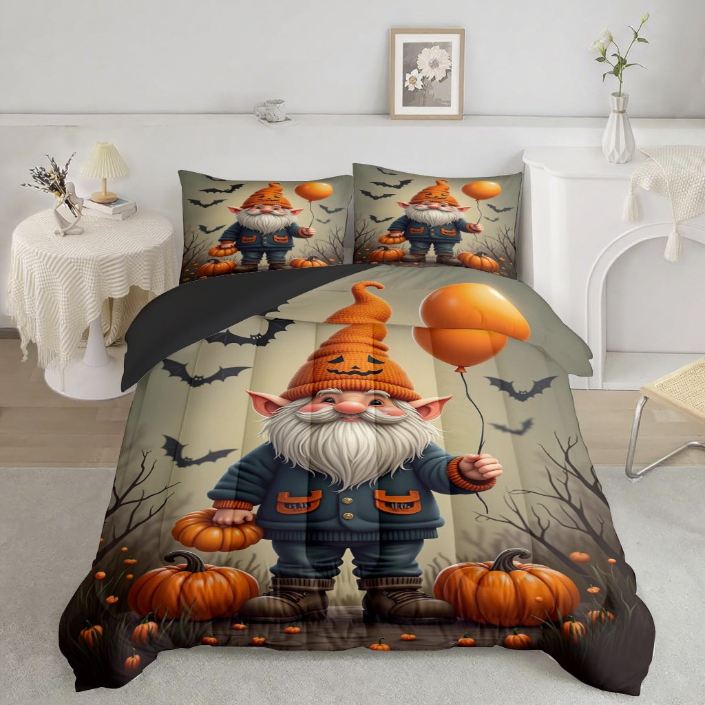 TEMU / JIT dibujos animados transfronterizos encantadores enanos 3D impresión digital 180gms set de edredón para diseñar