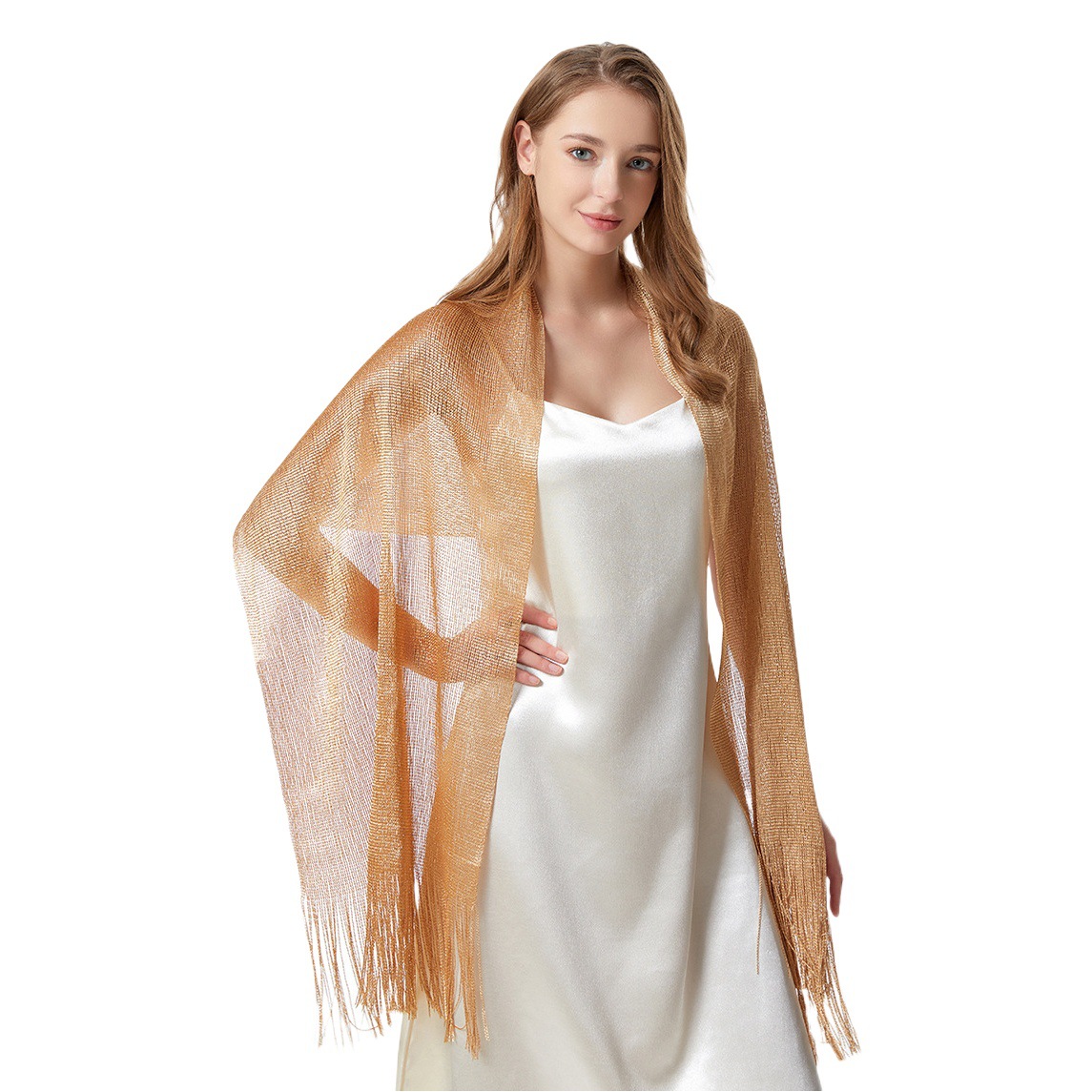 Factory direct rayon scarf gold and silver flat scarf thin shawl turban polyester scarf multicolor spot